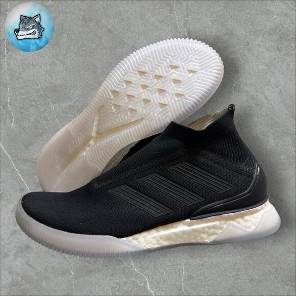 Men's adidas Predator Tango 18+ Soccer Black Running Shoes AQ0602 Size 7